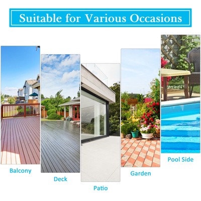  Tangkula 2 Tier 10'x10'Patio Steel Gazebo Outdoor Canopy Tent Steel Frame Shelter Awning W/Side Walls For Patio Yard Garden