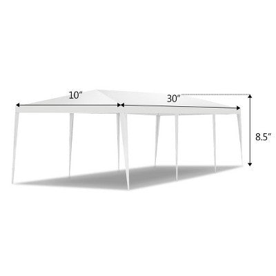  Costway 10'x30' Party Wedding Outdoor Patio Tent Canopy Heavy Duty Gazebo Pavilion Event