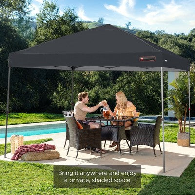  Best Choice Products 10x10ft Easy Setup Pop Up Canopy Instant Portable Tent W/ 1-Button Push, Carry Case