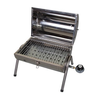  Stansport Stainless Steel Propane BBQ Grill 126 Sq. In.