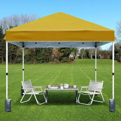  Outdoor Tent, Portable Coating Tent 10 X 10 Ft, Picnic Tent, Folding Canopy Tent With Hand Bag, Waterproof Windproof UV Protection Tent, Khaki