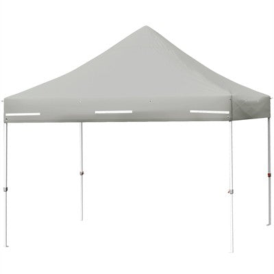  Tangkula 10x10ft Pop Up Tent, 4 Height Adjustment Folding Camping Tent With Awning