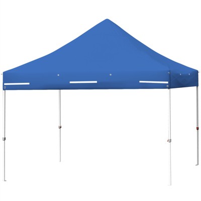  Tangkula 10x10ft Pop Up Tent, 4 Height Adjustment Folding Camping Tent With Awning