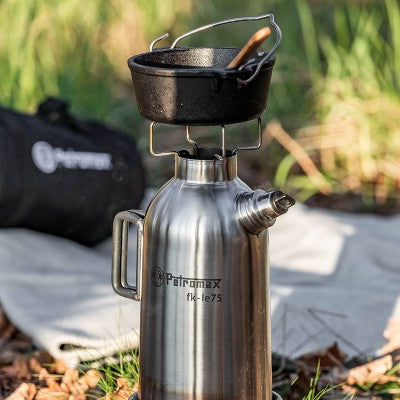  Petromax Fire Kettle Outdoor Stove - Campfire Cookware Boils Water Or Heats Up Small Meals, Stainless Steel