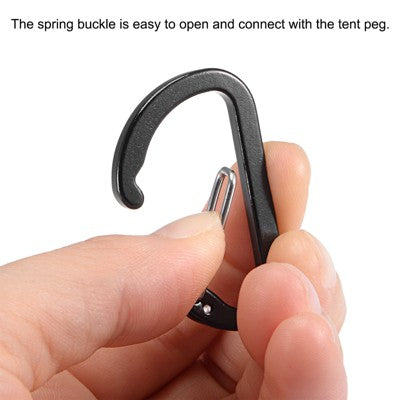  Unique Bargains Deck Pegs And Buckle Kit Aluminum Alloy For Outdoor Camping