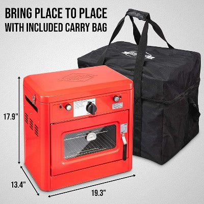  Hike Crew Portable Camping Oven With Dual Burner Propane Stove