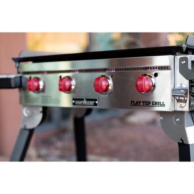  Camp Chef Portable 4 Burner Flat Top Gas Grill FTG600P