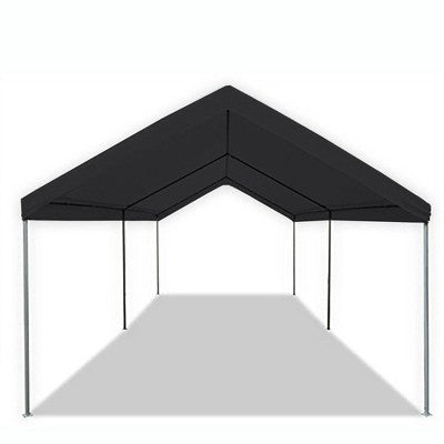  Caravan Canopy Domain 10 X 20 Foot Straight Leg Instant Canopy Tent Set, Black