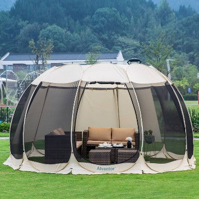  3' X 4' X 5' UV Blocking Sun Shade Screen House & Winter Igloo Gazebo - Alvantor