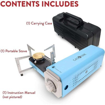  GasOne Camp Stove Compact Butane Stove With Carrying Case - Foldable Portable Stove, GS-8300