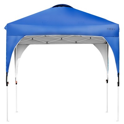  Costway 6.6x6.6 FT Pop Up Canopy Tent Shelter Height Adjustable W/ Roller Bag