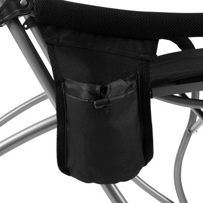  Picnic Time PT-XL Camp Chair With Carrying Case - Black