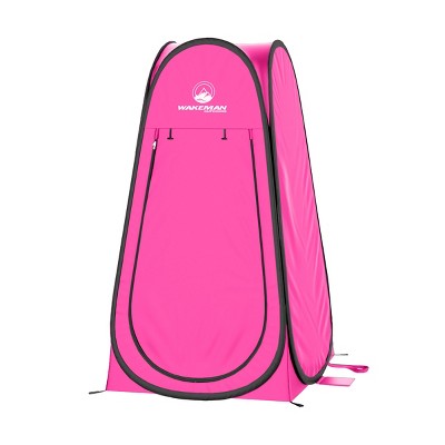  Pop Up Pod Privacy Tent - Camping, Beach, Or Tailgate With Carry Bag By Wakeman Outdoors (Pink)