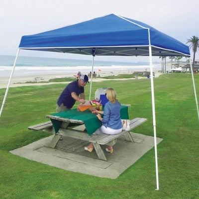  Z-Shade 10 By 10 Foot Instant Blue Pop Up Shade Canopy Tent Emergency Shelter For Outdoor And Indoor Use, 64 Square Foot Coverage