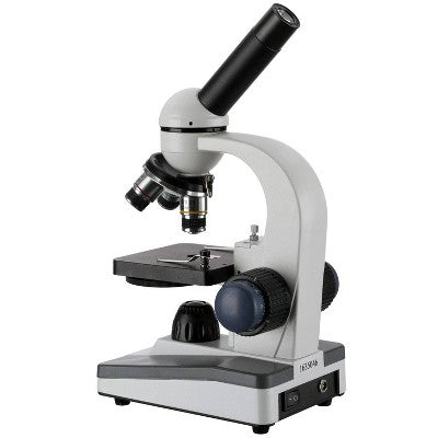  Portable 40X-1000X Magnification Monocular Student Microscope - AmScope