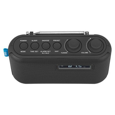  JENSEN Portable AM/FM Digital Radio - Black (SR-50)