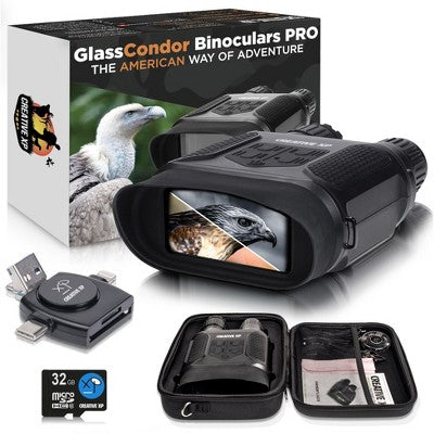  CREATIVE XP Night Vision Goggles - Military Tactical Thermal Binoculars W/ Infrared Lens - Digital Camera Recorder - GlassCondor Pro