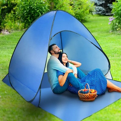  Pop Up Beach Tent Sun Shade Shelter Anti-UV Automatic Waterproof Tent Canopy For 2/3 Man