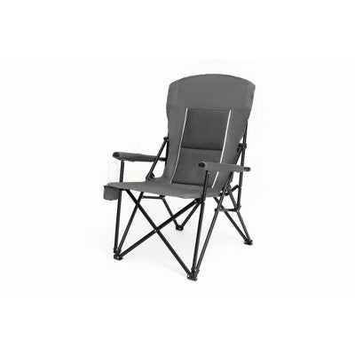  SKRAN Oversized Camping Chairs, High Back Heavy Duty Lawn Chair, Portable Collapsible Chair With Cup Holder For Outdoor, Travel, Picnic, Beach