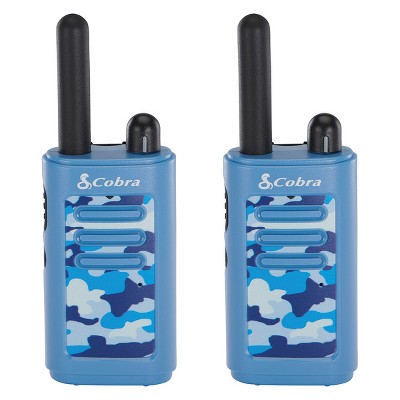  Cobra HE150 B - Kid Friendly Walkie Talkies - 16-Mile Range Two-Way Radio Set, 2-Pack - Blue