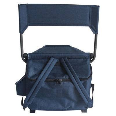  Zenithen Folding Backpack Outdoor Chair, Dark Blue