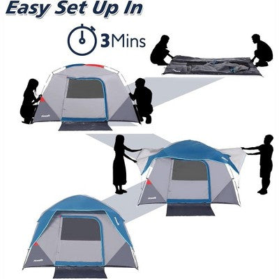  Whizmax Camping Tent,Easy Set Up Camping Tent For Hiking Backpacking Traveling Outdoor