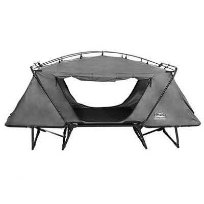  Kamp-Rite Portable Elevated 1-Person Oversize Tent Cot, Chair, Tent, For Camping Or Hunting, Easy Setup, Waterproof Rainfly & Carry Bag