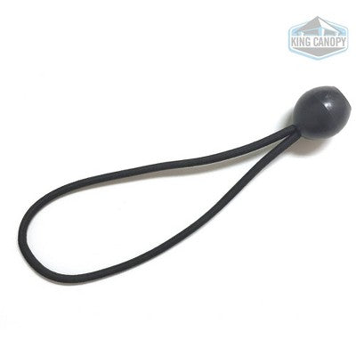  King Canopy 8'' Black Ball Bungee Straps - 50pk