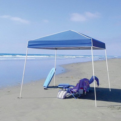  Z-Shade 12 By 12 Foot Horizon Instant Pop Up Shade Canopy Tent, Blue & Z-Shade Durable Plastic Circular 5 Pound Canopy Tent Leg Weight Plate, Set Of 4