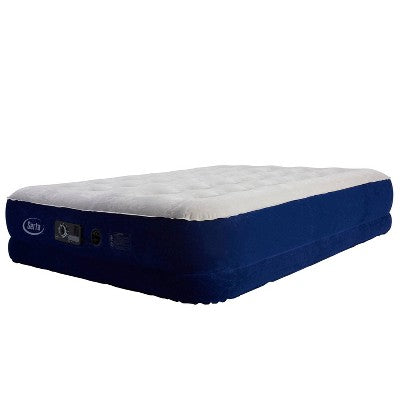  Serta 16" Queen Air Mattress With 4 Comfort Plus Pump