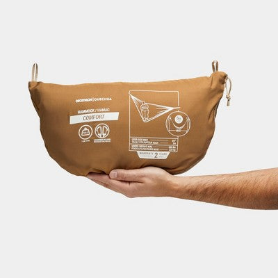  Decathlon Quechua Comfort 138" X 69" Hammock 2-Person, Cinnamon