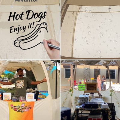  12'x12' Pop Up Portable Vendor Booth Gazebo - Alvantor