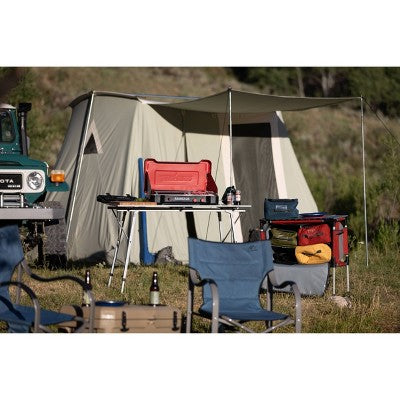  Camp Chef Mountain Series Rainier 2x Two-Burner Camp Stove With Griddle & Carry Bag