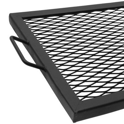 Sunnydaze Decor Sunnydaze Outdoor Camping Or Backyard Heavy-Duty Steel Round X-Marks Fire Pit Cooking Grilling BBQ Grate