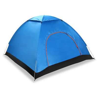  Cesicia 4 Persons Camping Waterproof Tent, Pop Up Tent, Instant Setup Tent, With 2 Mosquito Net Doors, Carrying Bag, Folding