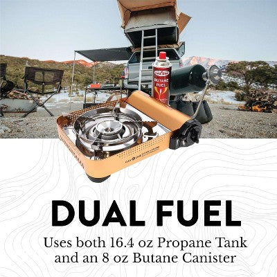  GasOne Premium Propane Or Butane Camp Stove With Convenient Carrying Case - Patented, GS-4000P