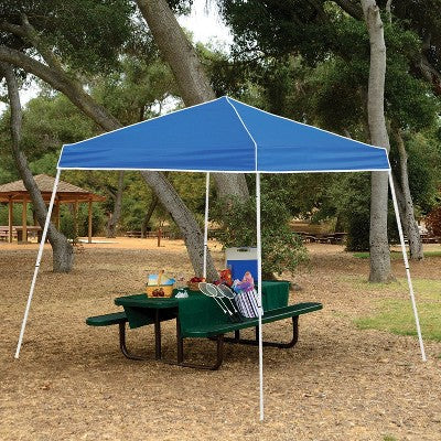  Z-Shade 10 By 10 Foot Instant Blue Pop Up Shade Canopy Tent Emergency Shelter For Outdoor And Indoor Use, 64 Square Foot Coverage