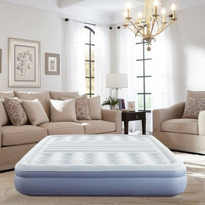  Thomasville Lumbar Lift 12" Tri-Zone Air Mattress With Electric Pump - Queen