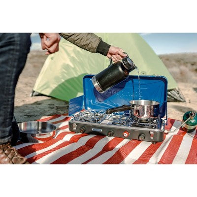  Stansport Triple Burner Propane Stove Blue