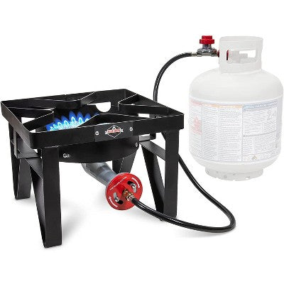  Hike Crew Single-Burner Camping Stove, Portable Propane Stovetop