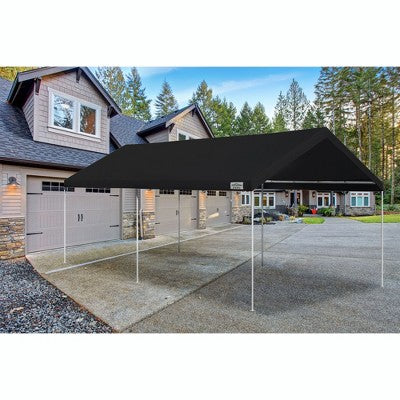  Caravan Canopy Domain 10 X 20 Foot Straight Leg Instant Canopy Tent Set, Black