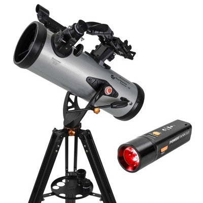  Celestron Starsense Explorer LT 114AZ Smartphone App-Enabled Reflector Telescope With Bonus Power Tank Glow 5000 Portable Power Bank