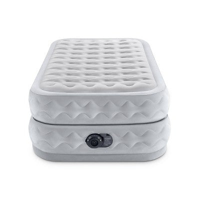  Intex 20" Supreme Air-Flow Twin Size Air Mattress With Internal 120V Pump
