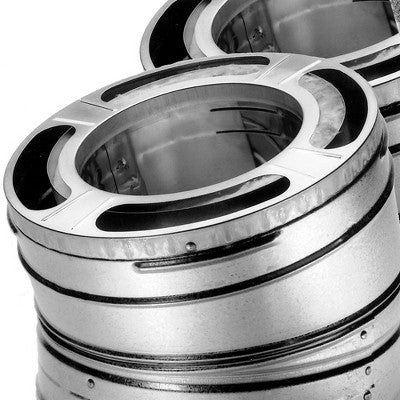  DuraVent DuraPlus 6DP-E30K 6-Inch 30-Degree Dual Layer Stainless Steel/Galvalume 360-Degree Swiveling Elbow Kit For Wood Stove Exhaust Vents, Silver