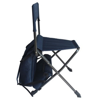  Zenithen Folding Backpack Outdoor Chair, Dark Blue