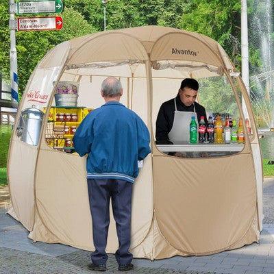  12'x12' Pop Up Portable Vendor Booth Gazebo - Alvantor