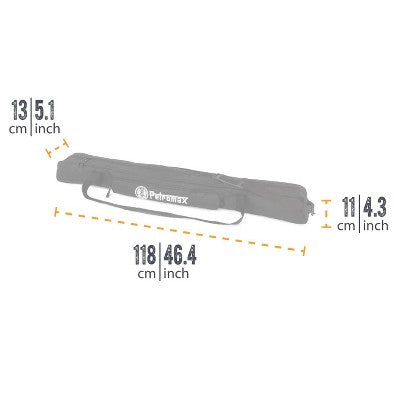  Petromax Fire Bridge Bag, Transport Safely With Reinforced And Padded Carry Tote On Camping Trips Or When Hiking, Protect Your Fire Bridge
