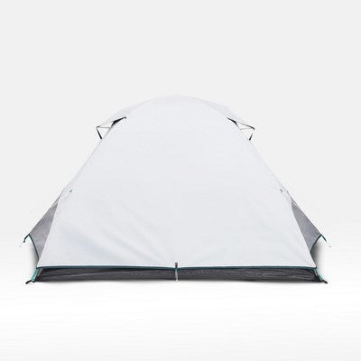  Decathlon Quechua MH100 Fresh & Black Waterproof Camping Tent 3 Person, Iced Coffee