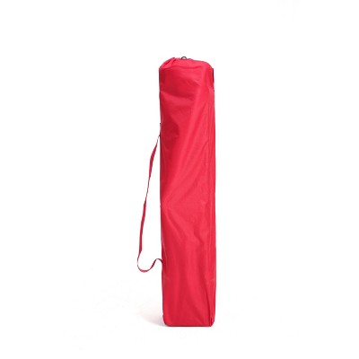  DOMETOUR High Back Heavy Duty Lawn Chair Support 250LBS, Portable Collapsible Chair With Cup Holder -Red