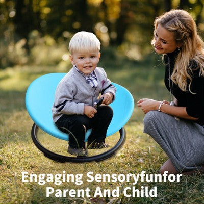  Gulches Sensory Swivel Chair For Autistic/ADHD Kids.Safe, Padded Design Makes Skill-building Fun And Comfortable.